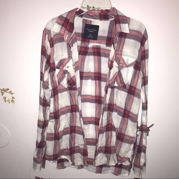 American Eagle Outfitters Tops - American Eagle plaid button down